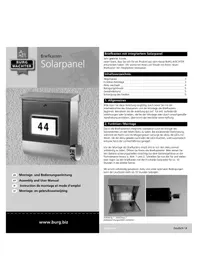 Notice Burg Wächter MALAGA 4400 NI Briefkasten