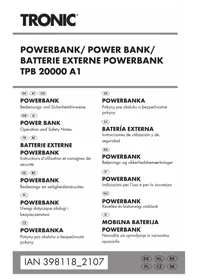 Notice TRONIC TPB 20000 A1 Batterie externe