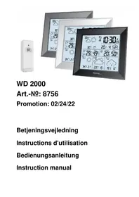 Notice TECHNOLINE WS 9422 Radio-réveil