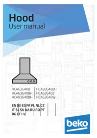Notice BEKO HCA63640Z Virtuves nosūcējs