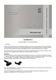 Notice LC-Power LC1200 V2.4 Alimentation électrique pour ordinateur