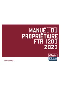 Notice Indian FTR 1200 RALLY (2020) Moto