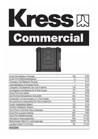 Notice KRESS KAC840 Phone charger