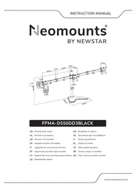 Notice Newstar FPMAD550DD3BLACK Support écran plat