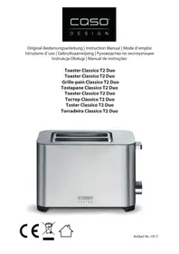 Notice CASO CLASSICO T2 DUO Toster