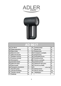 Notice ADLER AD 9617 Navaja
