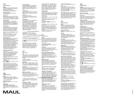 Notice MAUL 1622002 Balance