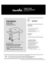 Notice CHAR BROIL PERFORMANCE 463259223 Plaque de grill