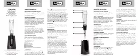 Notice AdHoc AEROVIN VA10 Aérateur de vin