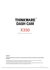 Notice Thinkware X350 Dashcam