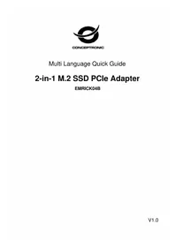 Notice CONCEPTRONIC EMRICK04B Lecteur de mémoire