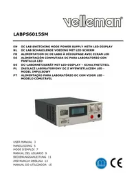 Notice VELLEMAN LABPS6015SM Commutateur