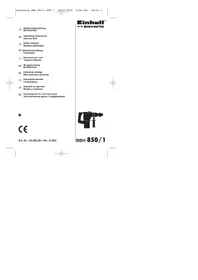 Notice Bavaria by Einhell BBH 850 Marteau