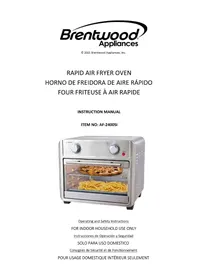 Notice Brentwood AF2400SI Freidora