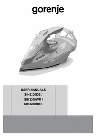 Notice GORENJE SIH3200BKS пегла