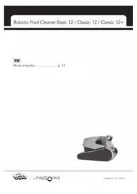 Notice MAYTRONICS DOLPHIN Z1B Piscine
