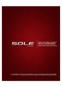 Notice Sole Fitness B94 Formateur de vélo d'intérieur