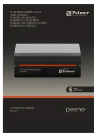 Notice Palmer PEENE Répartiteur