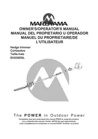 Notice Maruyama EH230DSL Taille-haies