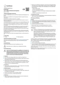 Notice Renkforce RFDKS902 Station d'acceuil