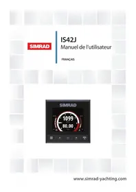 Notice SIMRAD IS42J Instrument de navigation marine