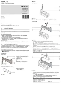 Notice Festo VMPA14HS Composant pneumatique industriel