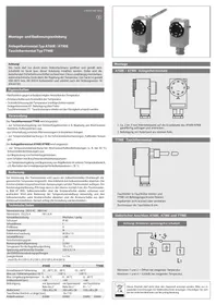 Notice Oreg TT90 Thermostat