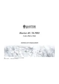 Notice Hayter HARRIER 48 Tondeuse à gazon