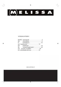 Notice Melissa 16760051 Couverture/coussin chauffant