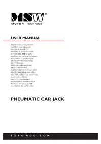Notice MSW PCJ301 Cric hydraulique