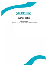 Notice Arendo 304583 Kettle