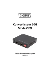 Notice Digitus DN82212 Convertisseur audio/vidéo