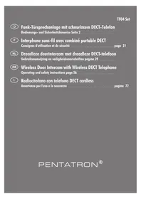 Notice Pentatech TF04 Interphone