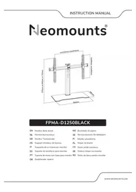 Notice NeoMounts FPMAD1250BLACK Support mural