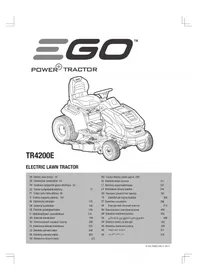 Notice EGO TR4200E Tondeuse autoportée électrique