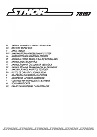 Notice Sthor 78157 Agrafeuse