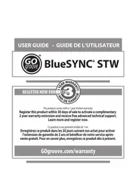 Notice GOgroove BLUESYNC STW Haut-parleur