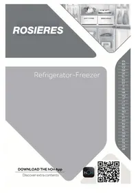Notice ROSIERES RNBQT3518E холодильник