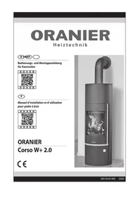 Notice ORANIER CORSO W+ Poêle