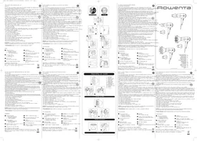 Notice ROWENTA HAIR PROTECT CV4630 Sèche cheveux