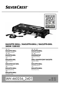 Notice SILVERCREST SRGM 1500 B2 Grilovací deska