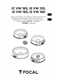 Notice FOCAL IC VW 165 Haut-parleur voiture