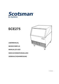Notice Scotsman SCE275 Machine à glaçons