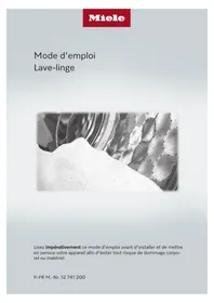 Notice MIELE WWD380 WCS Lave-linge