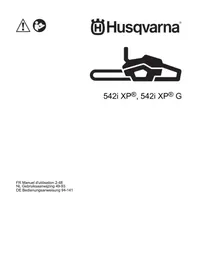 Notice HUSQVARNA 542I XP Scie