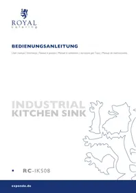 Notice Royal Catering RCIKS08 Évier industriel