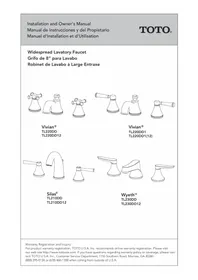 Notice TOTO SILAS TL210DD12 Robinet