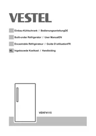 Notice VESTEL VEKF4115 Koelkast