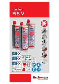 Notice Fischer FIS V 300 T Produit chimique de fixation