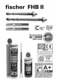 Notice Fischer FHB IIP 16 X 160 Fixation chimique